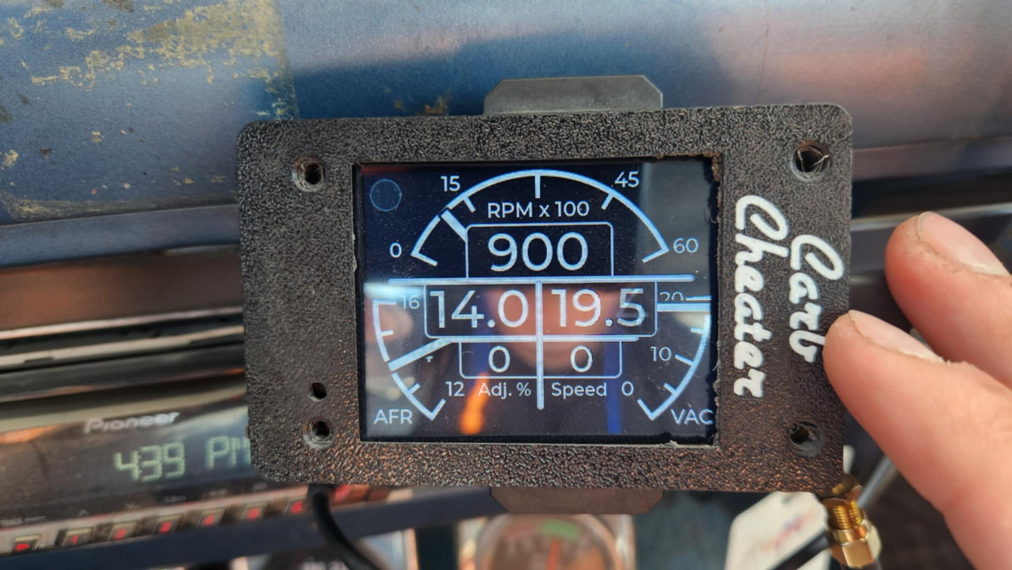 Display for Carb Cheater