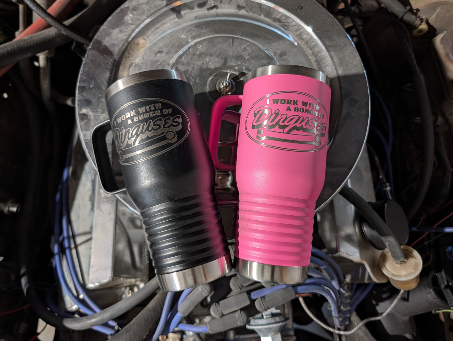 20oz mug - Work With Dinguses