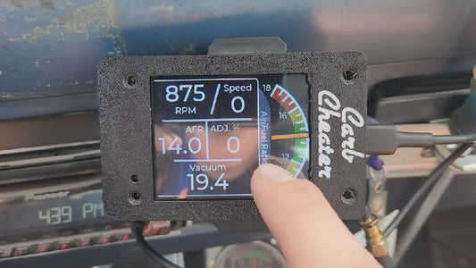 Display for Carb Cheater